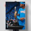Shai MVP Trophy Wembanyama Viral Moment Poster 2 Shai MVP Trophy Wembanyama Viral Moment Poster 6