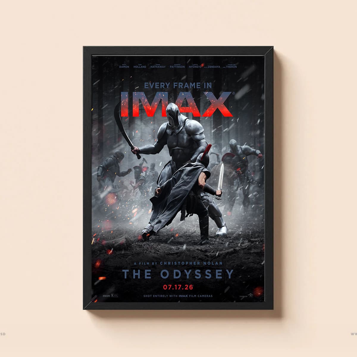 The Odyssey July 17 2026 Movie Poster The Odyssey July 17 2026 Movie Poster