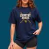 West Virginia Baseball Country Roads T shirt 1
