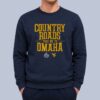 West Virginia Baseball Country Roads Take Me To Omaha T shirt 3