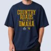 West Virginia Baseball Country Roads Take Me To Omaha T shirt 4